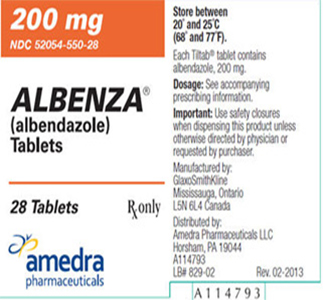 Albendazole (Albenza) 400mg