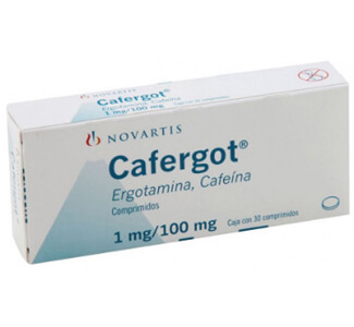 Cafergot (Caffeine / Ergotamine) 1mg/100mg Tablets