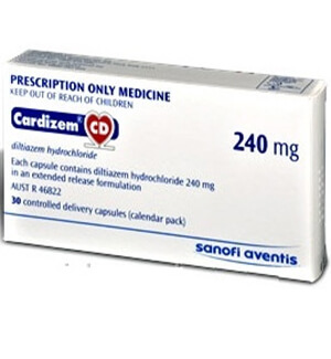 Cardizem (Diltiazem) 240mg Capsules