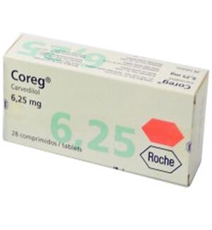 Coreg (Carvedilol) 6.25mg Tablet