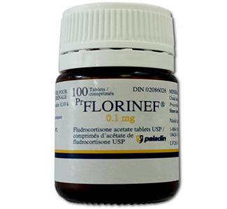 Florinef Acetate Fludrocortisone 0.1mg Tablets