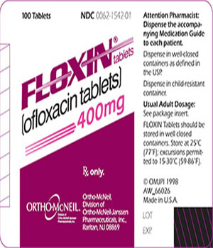 Floxin (Ofloxacin) 400mg Tablets