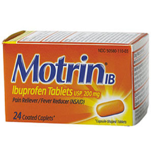Motrin (Ibuprofen) 200mg Tablets