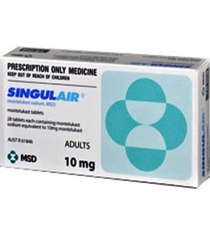 Singulair (Montelukast) 10mg Tablets