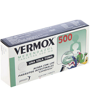 Vermox (Mebendazole) 500mg