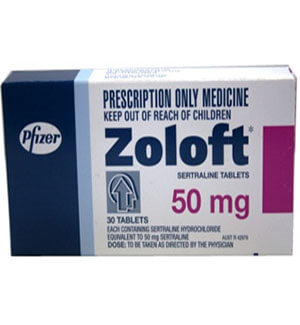 Zoloft (Sertraline) 50mg Tablets