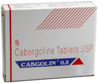 Cabgolin (Cabergoline) 0.5mg Tablets x 1's