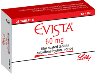 Evista (Raloxifene) 60mg Tablets x 1's