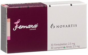 Femara (Letrozole) 2.5mg Tablets x 1's