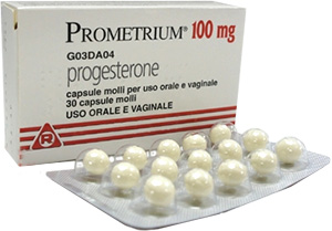 Prometrium (Progesterone) 100mg Tablets x 1's