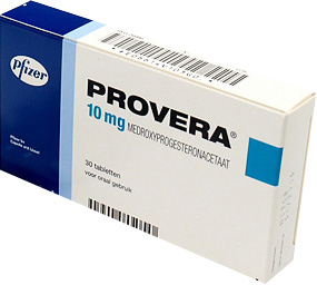 Provera (Medroxyprogesterone) 10mg Tablets x 1's
